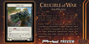 Flesh and Blood: Crucible of War Preview Card!