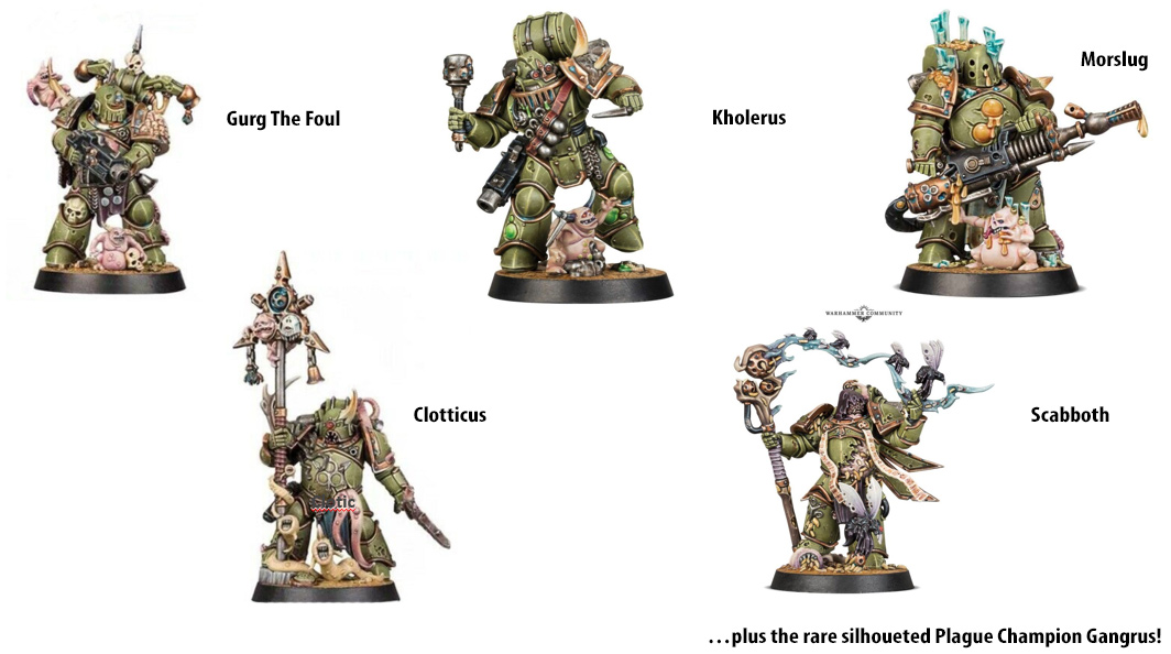 Pick Your Own Figures! Details about   WARHAMMER 40k Space Marines Death Guard SERIES 3