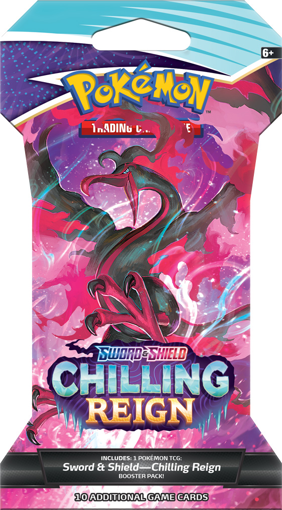 Pokemon Sword & Shield Chilling Reign Single Booster Pack PREORDER Ships 6/18 