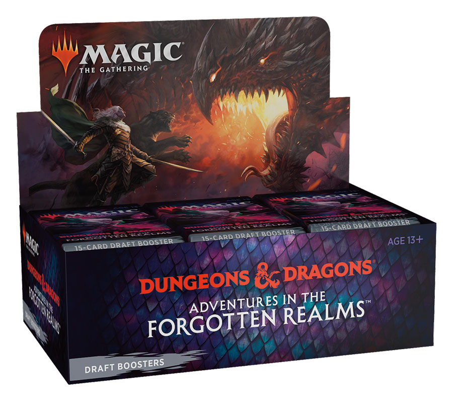Magic Sealed D&D Adventures in the Forgotten Realms MTG Set Booster 