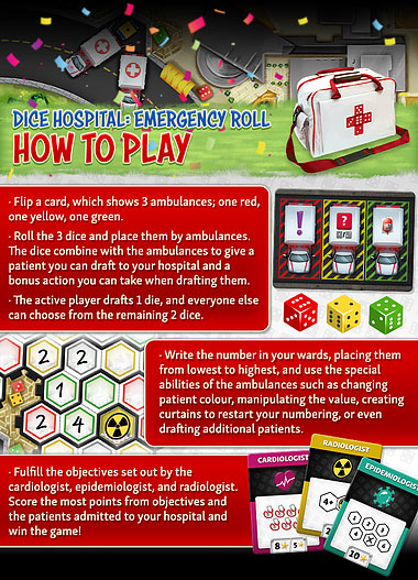 Dice Hospital: ER – Emergency Roll How to Play