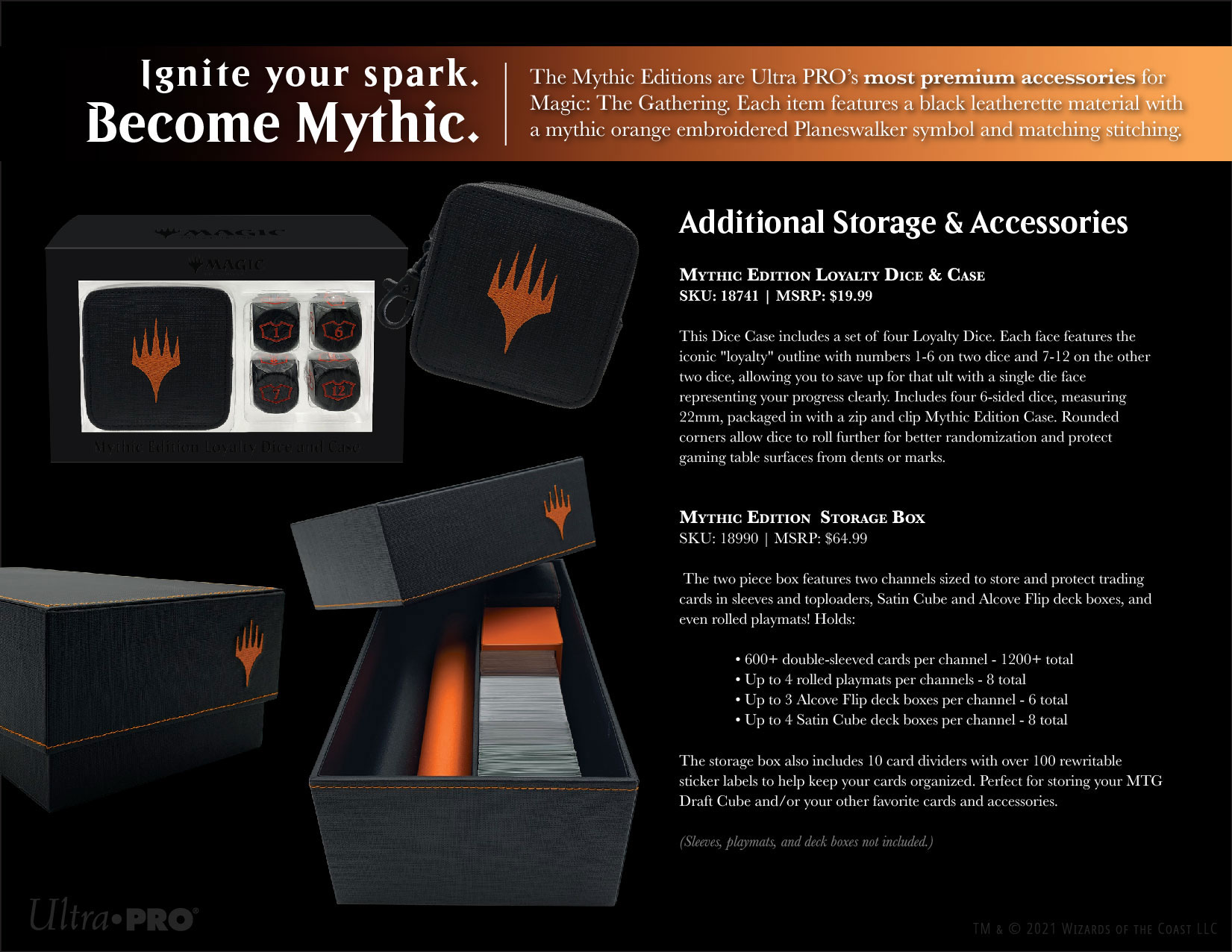 Magic the Gathering Ultra Pro MtG Mythic Edition Alcove Vault 