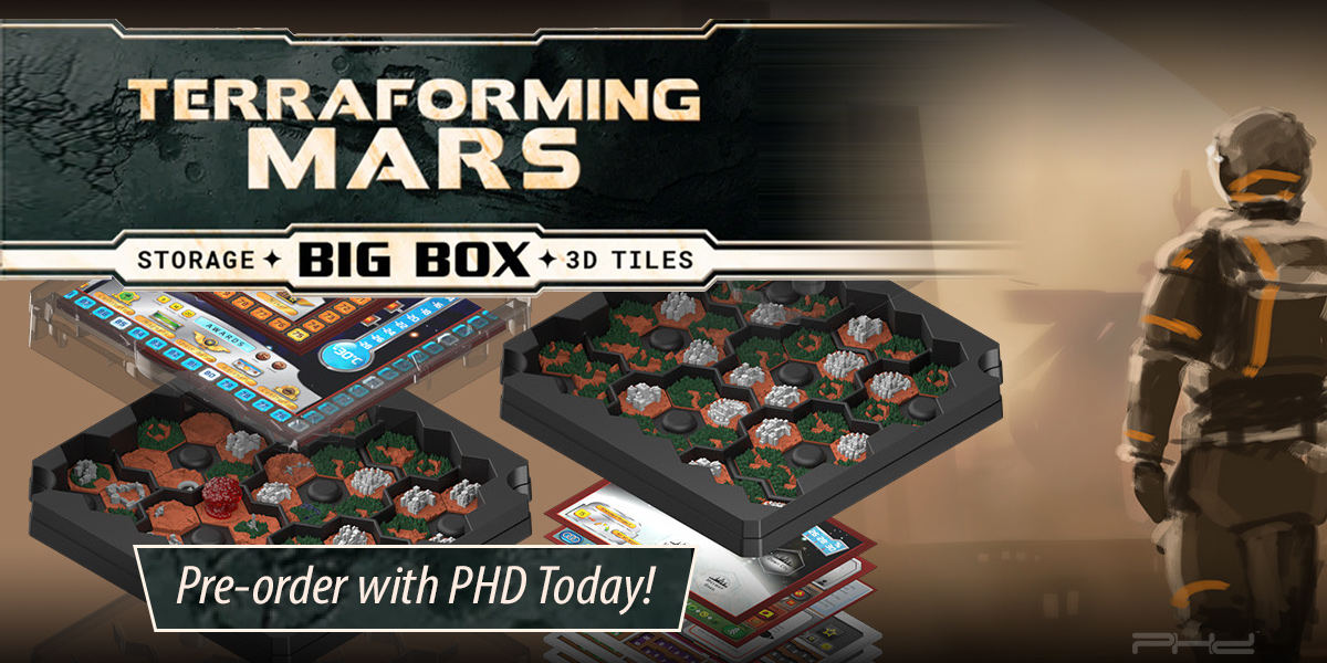 Terraforming Mars: Big Box Storage & 3D Tiles — Stronghold Games