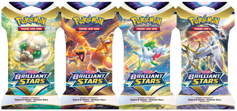 Brilliant Stars sleeved boosters
