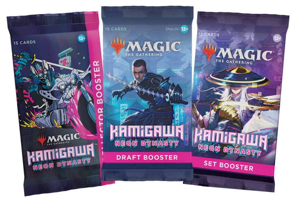 Neon Dynasty boosters