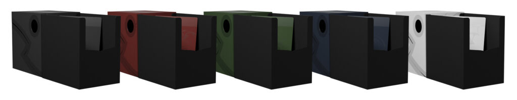 Dragon Shield Double Shell deck boxes, open