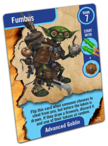 Fumbus promo card