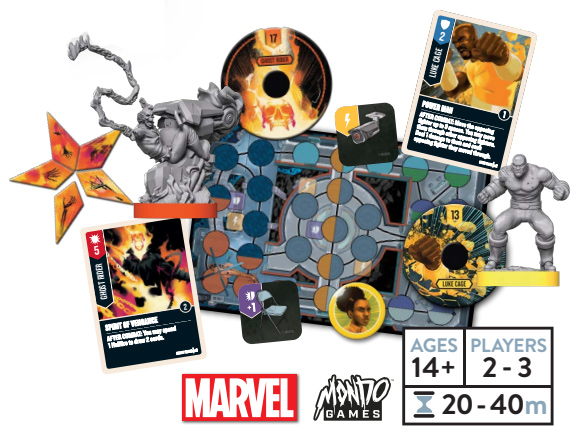 Marvel Unmatched: Redemption Row components