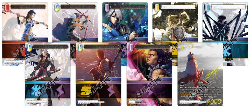 Final Fantasy TCG: Resurgence of Power card samples