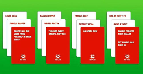 Red Flags cards sample