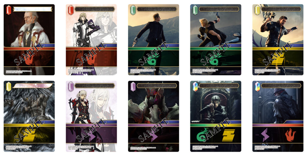 Noctis vs. Ardyn sample cards