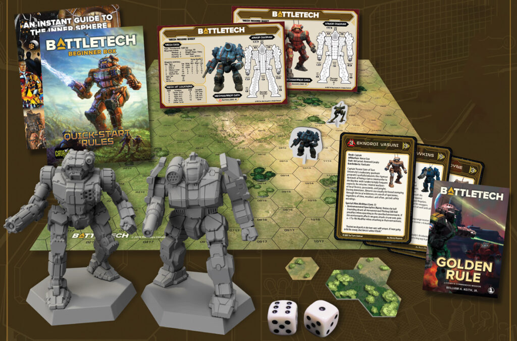 BattleTech Beginner Box components