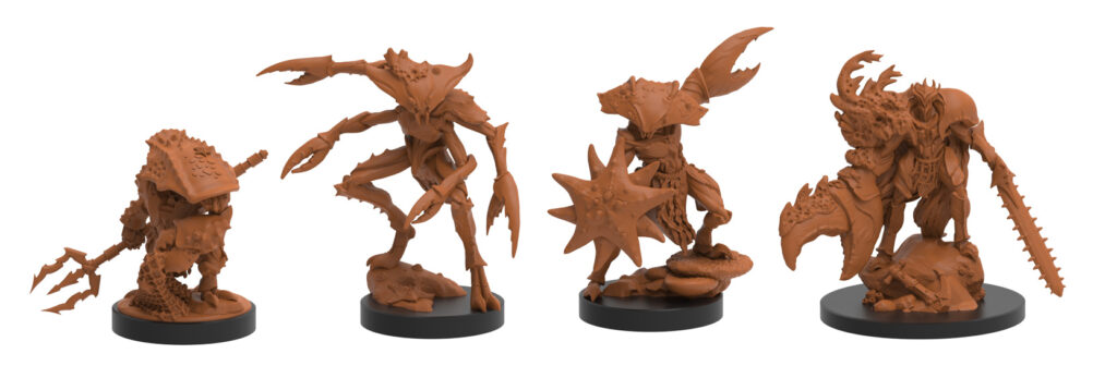 Island of the Crab Archon minis samples