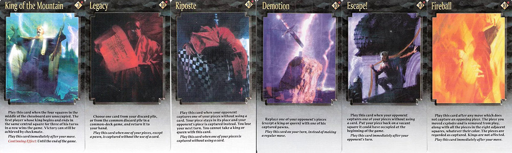 Knightmare Chess cards sample