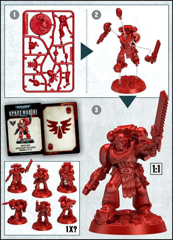 Space Marine Heroes 2022 Blood Angels Collection One