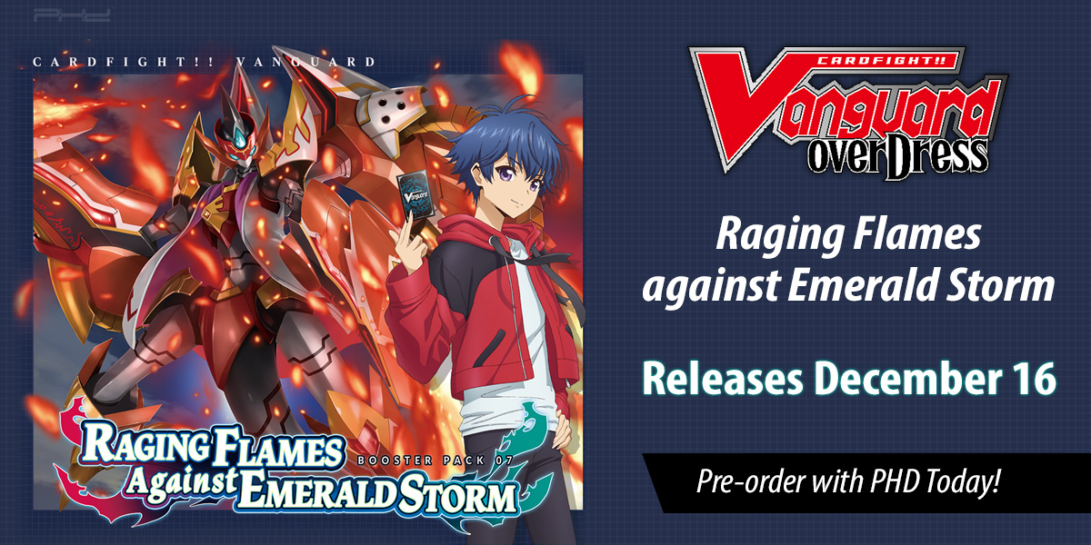 Cardfight!! Vanguard: Raging Flames against Emerald Storm — Bushiroad