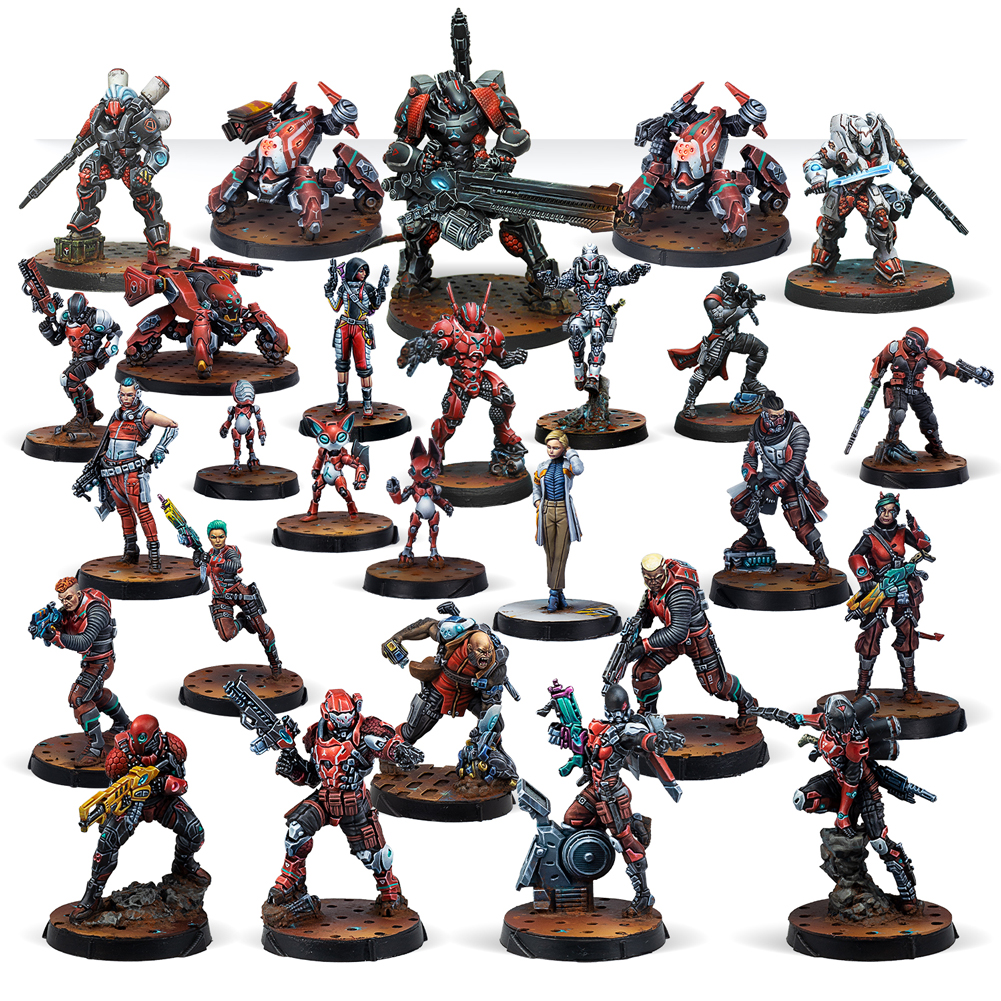 Infinity CodeOne: Nomads Collection Pack miniatures