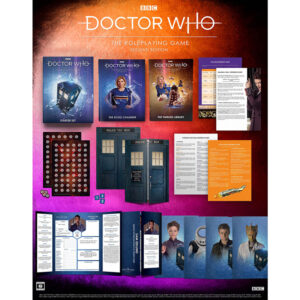 Doctor Who RPG 2E: Starter Set contents