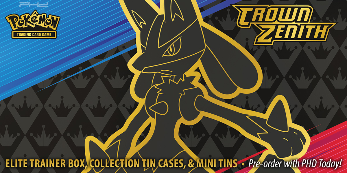 Pokemon, Crown Zenith, Mini Tins Display di 10