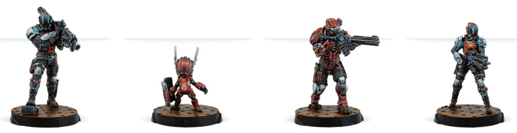 Infinity: Corregidor Fireteam Pack Alpha miniatures