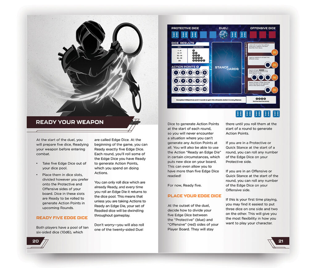 Till the Last Gasp sample rules page spread