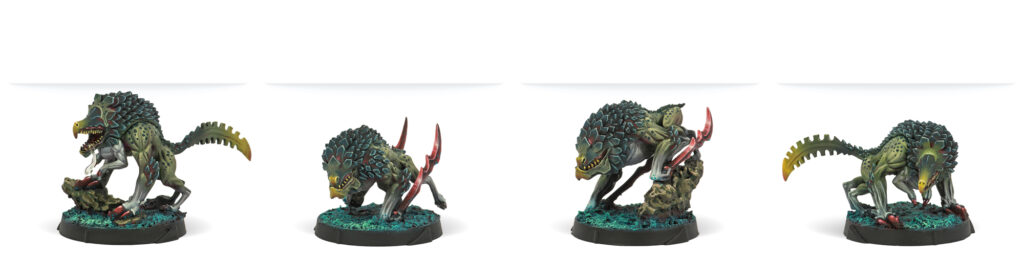 Infinity: The Hungries — Gakis and Pretas miniatures