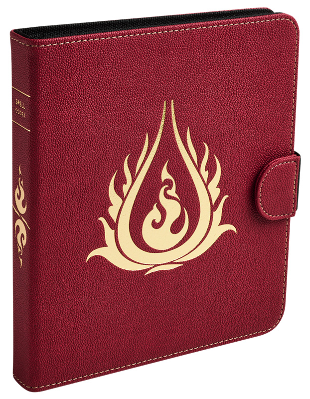 Dragon Shield Spell Codex Portfolio: Blood Red, closed