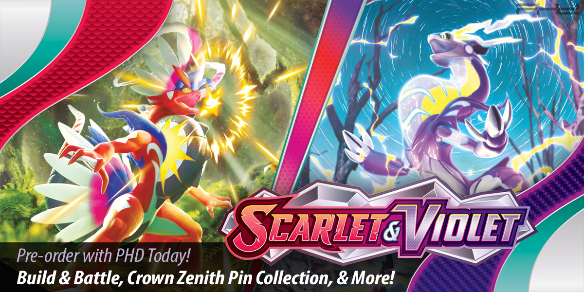 Pokémon TCG: Scarlet & Violet Build & Battle, Crown Zenith Pin Collection, & More