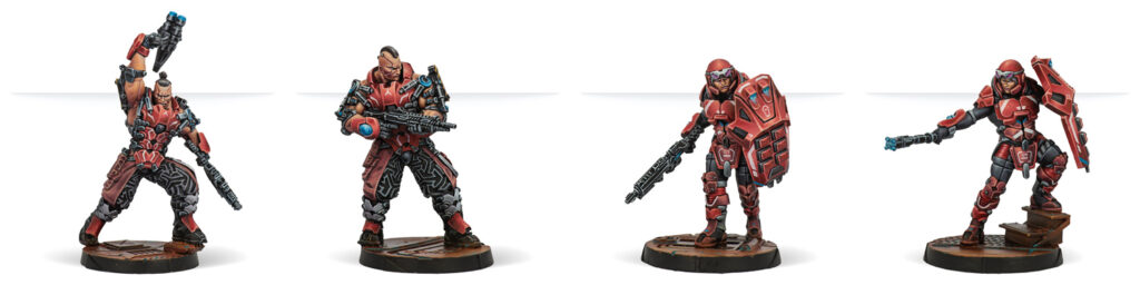 Infinity: Corregidor Fireteam Pack Beta miniatures