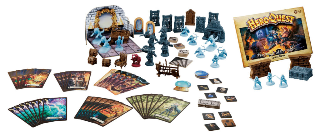 HeroQuest: The Mage of the Mirror Quest Pack contents