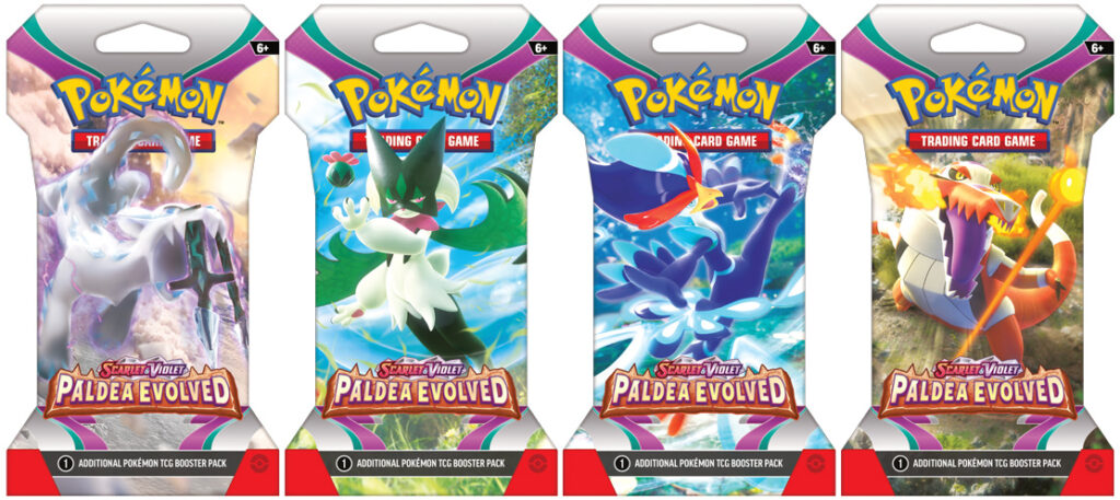 Pokémon TCG: Scarlet & Violet–Paldea Evolved Sleeved Boosters