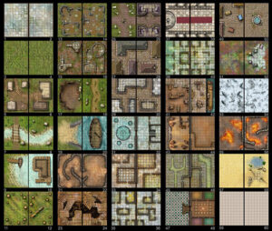 Big Book of Battle Mats Revised, map index