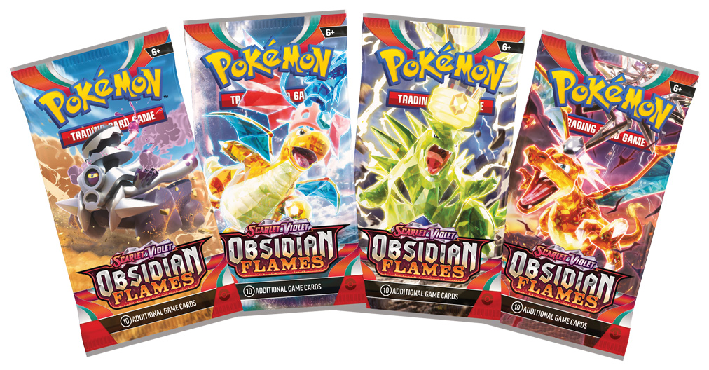 Pokémon TCG: Scarlet & Violet—Obsidian Flames Booster Packs