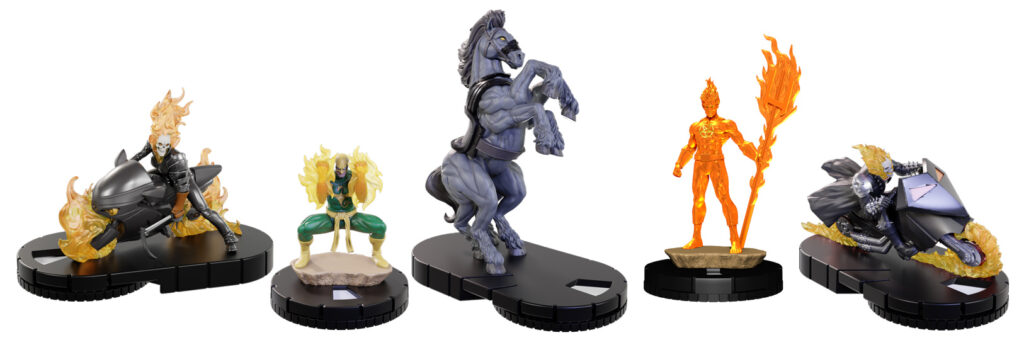 Marvel HeroClix: Wheels of Vengeance minis sample