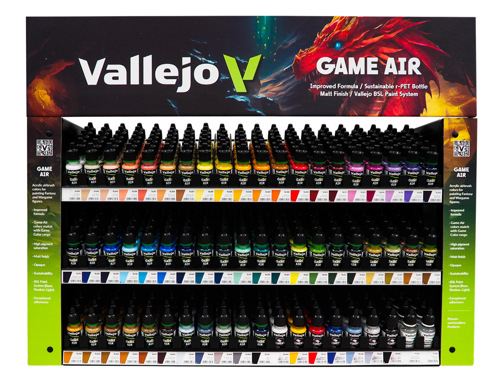Renewed Game Air Paint Line & Racking — Vallejo - PHD Games