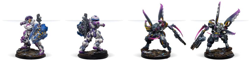 Caskuda vs. Maximus, Pre-order Exclusive Pack miniatures