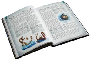 Warhammer Fantasy Roleplay: Sea of Claws sample page spread