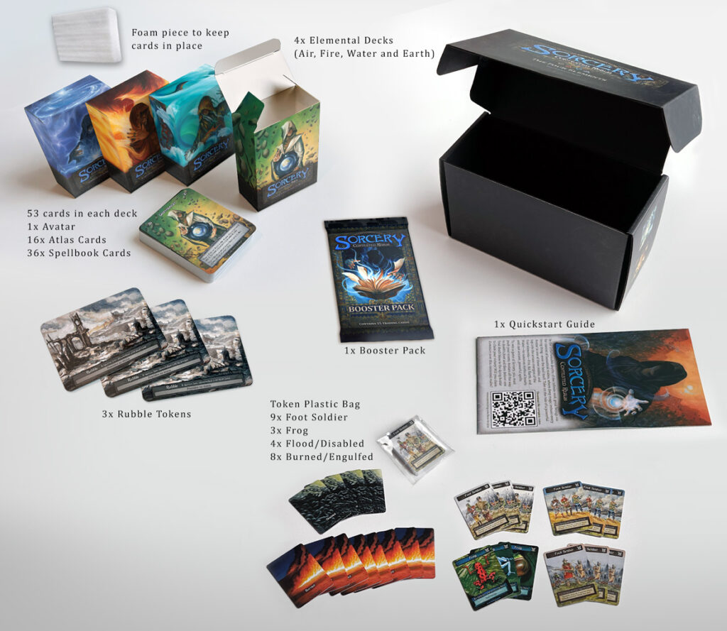 Sorcery: Contested Realm Precon Box beta contents