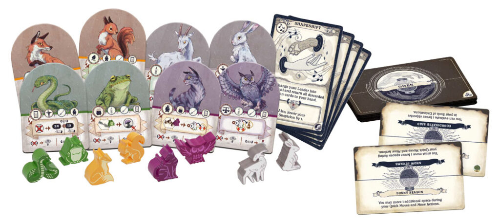 Septima: Shapeshifting & Omens Expansion components