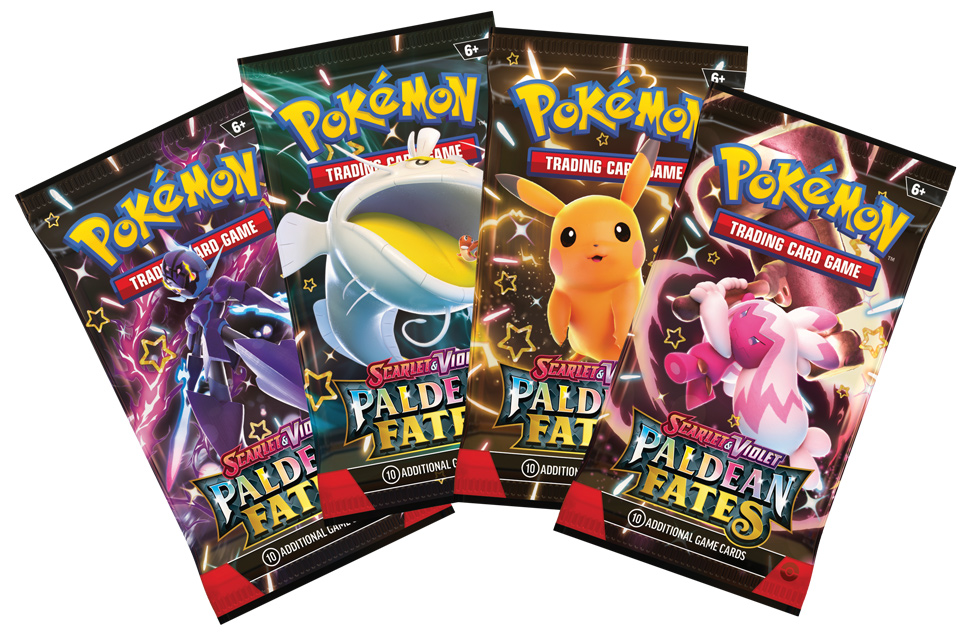 Pokemon TCG: Paldean Fates: Elite Trainer Box, Card Games