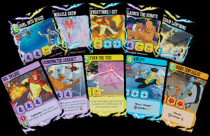 Invincible: The Hero-Building Game cards sample