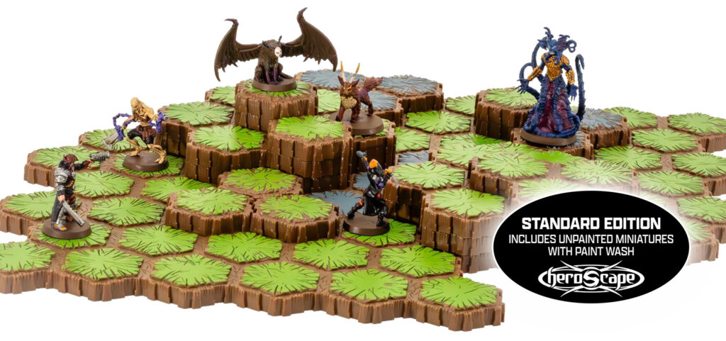 Heroscape: Battle for the Wellspring Battle Box, sample setup