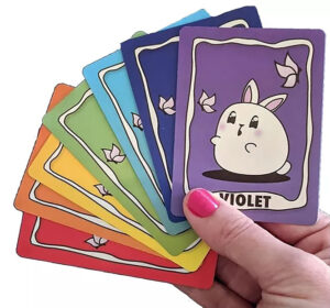 Rainbow Bunny Bop cards sample