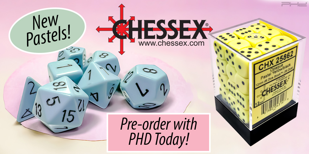 Opaque Pastel Dice Sets — Chessex