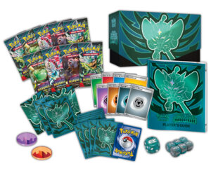 Pokémon TCG: Scarlet & Violet—Twilight Masquerade Elite Trainer Box contents