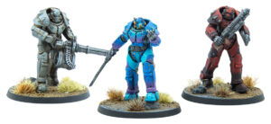 Fallout: Wasteland Warfare- Unaligned- X-01 Power Armor miniatures