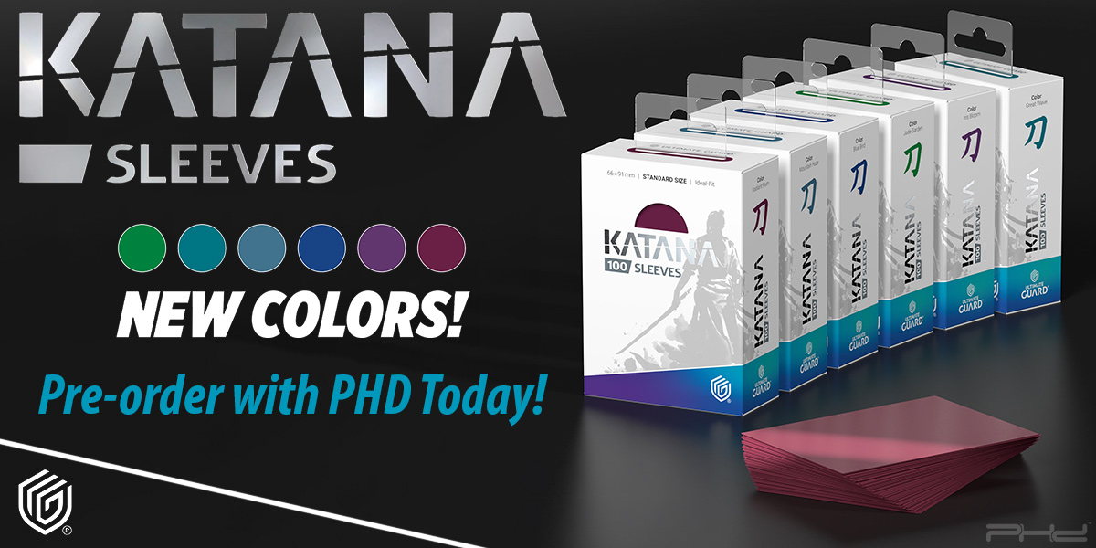 Katana Sleeves: 6 New Colors — Ultimate Guard