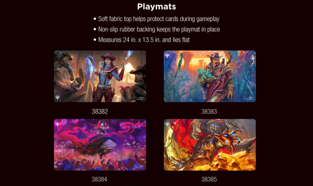 UPR MTG OTJ Commander playmats