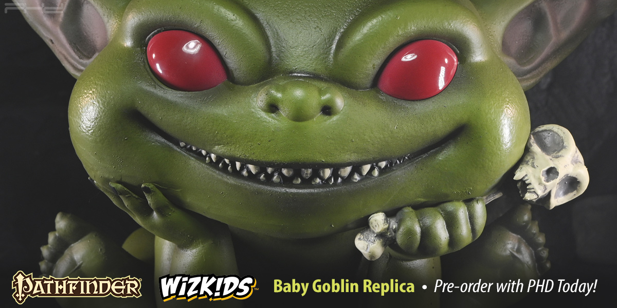 Pathfinder Replica: Baby Goblin Life-Sized Figure — WizKids