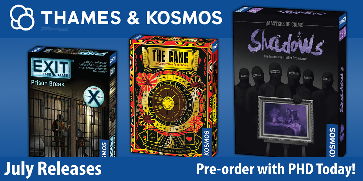 Masters of Crime: Shadows, The Gang, & EXIT: Prison Break — Thames & Kosmos